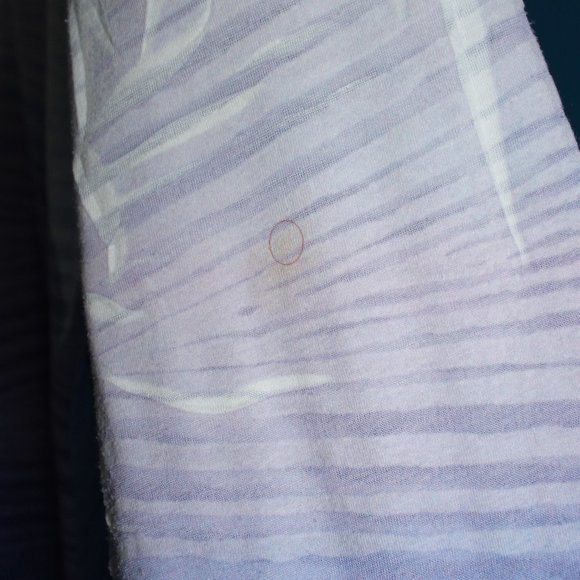 Maurices long sleeved white and purple shirt. - Picture 4 of 4